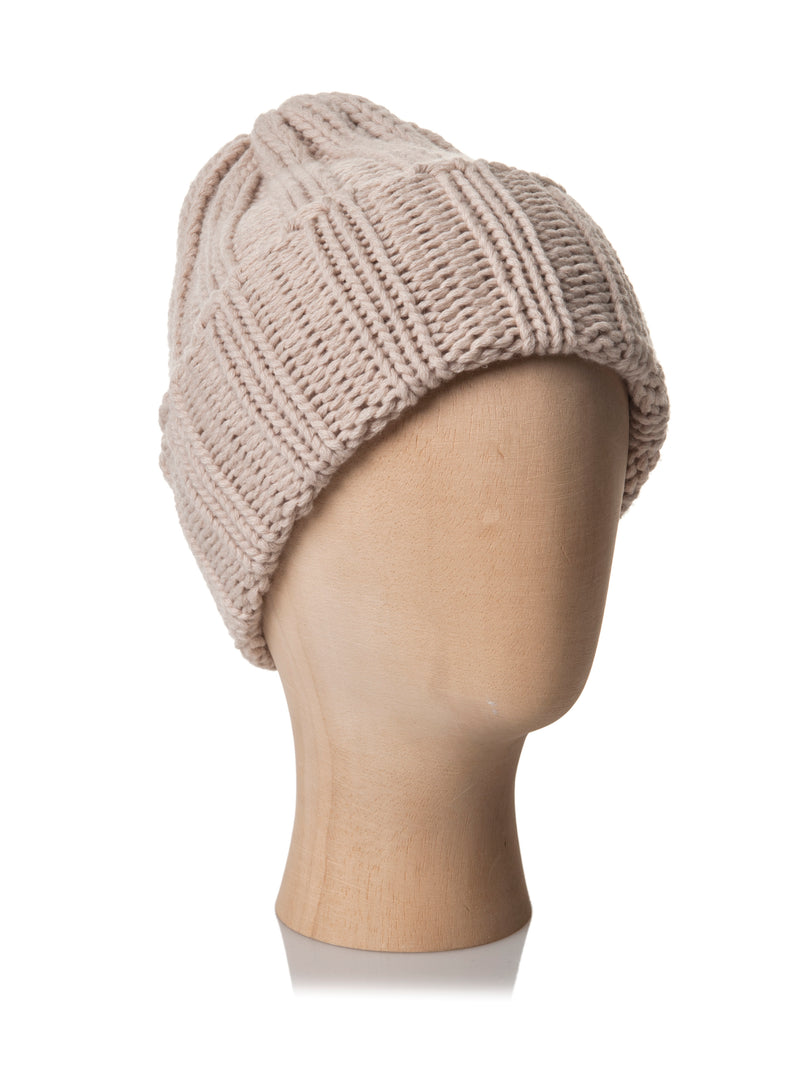 BEANIE WITH TURN-UP FOLD