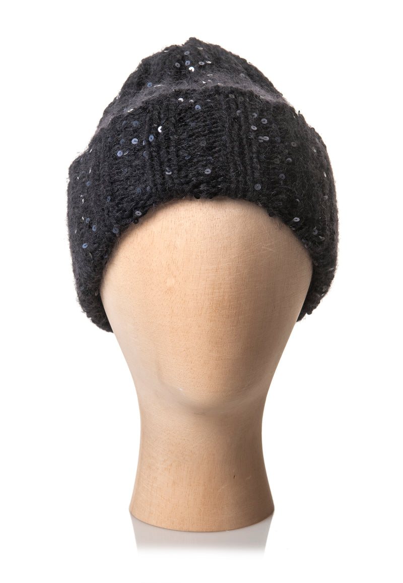 BEANIE WITH TURN-UP FOLD