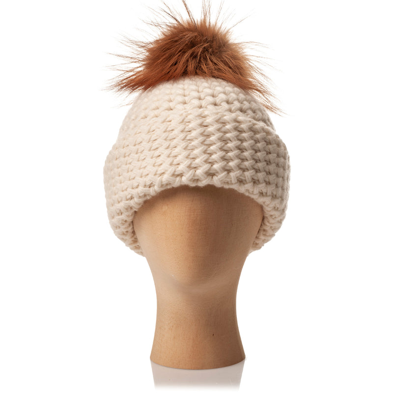 BEANIE WITH TURN-UP FOLD