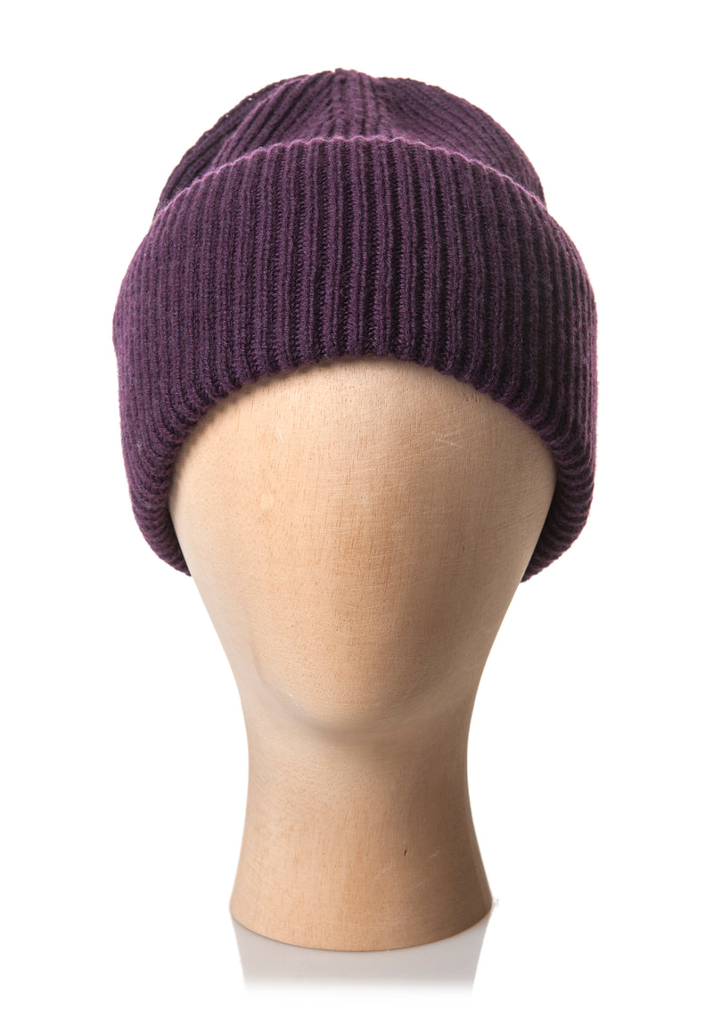 BEANIE WITH TURN-UP FOLD