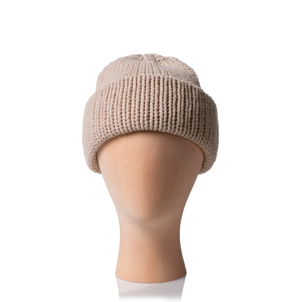 BEANIE WITH TURN-UP FOLD