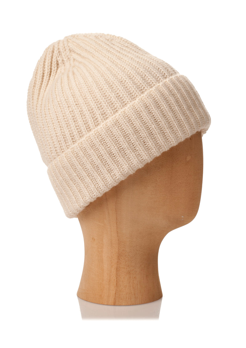 BEANIE WITH TURN-UP FOLD