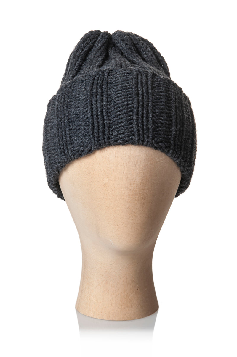 BEANIE WITH TURN-UP FOLD