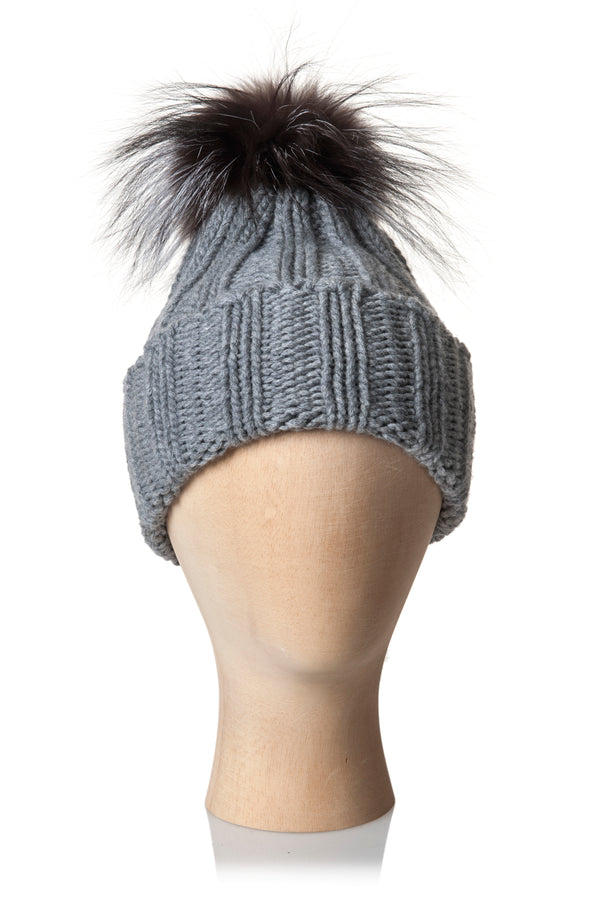 BEANIE WITH TURN-UP FOLD