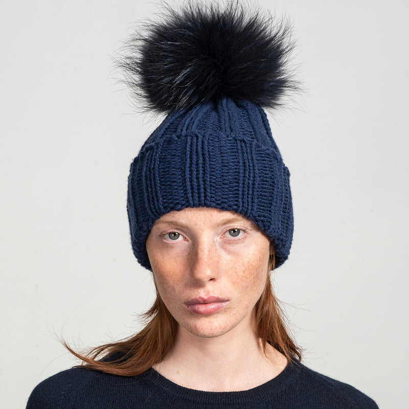 BEANIE WITH TURN-UP FOLD